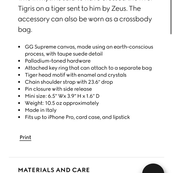 Gucci DIONYSUS GG SUPREME SUPER MINI BAG - Picture 16 of 16